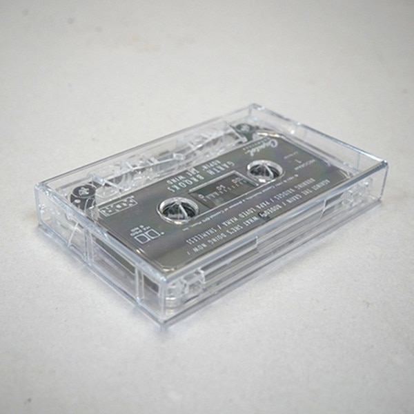 Clear styrene Audio Cassette Case h